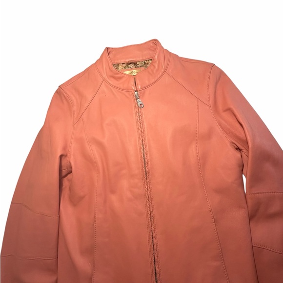 Wilson’s Leather Maxima Coral Color Jacket Sz Medium - Picture 8 of 15